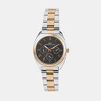 Men Quartz Grey Dial Multi-Function Metal Watch 1014E-M0115