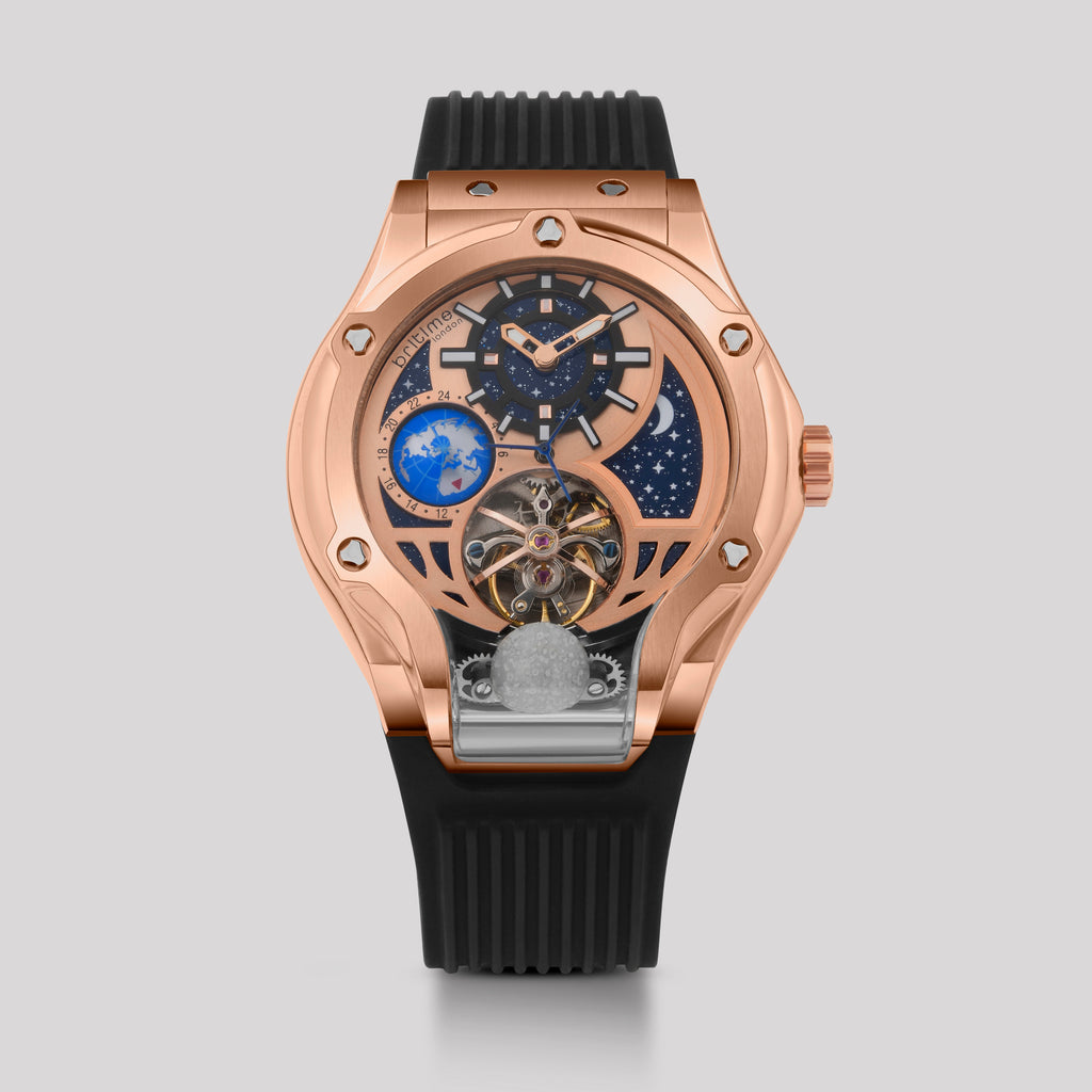 Britime Round Rose Gold Multi-Function watch