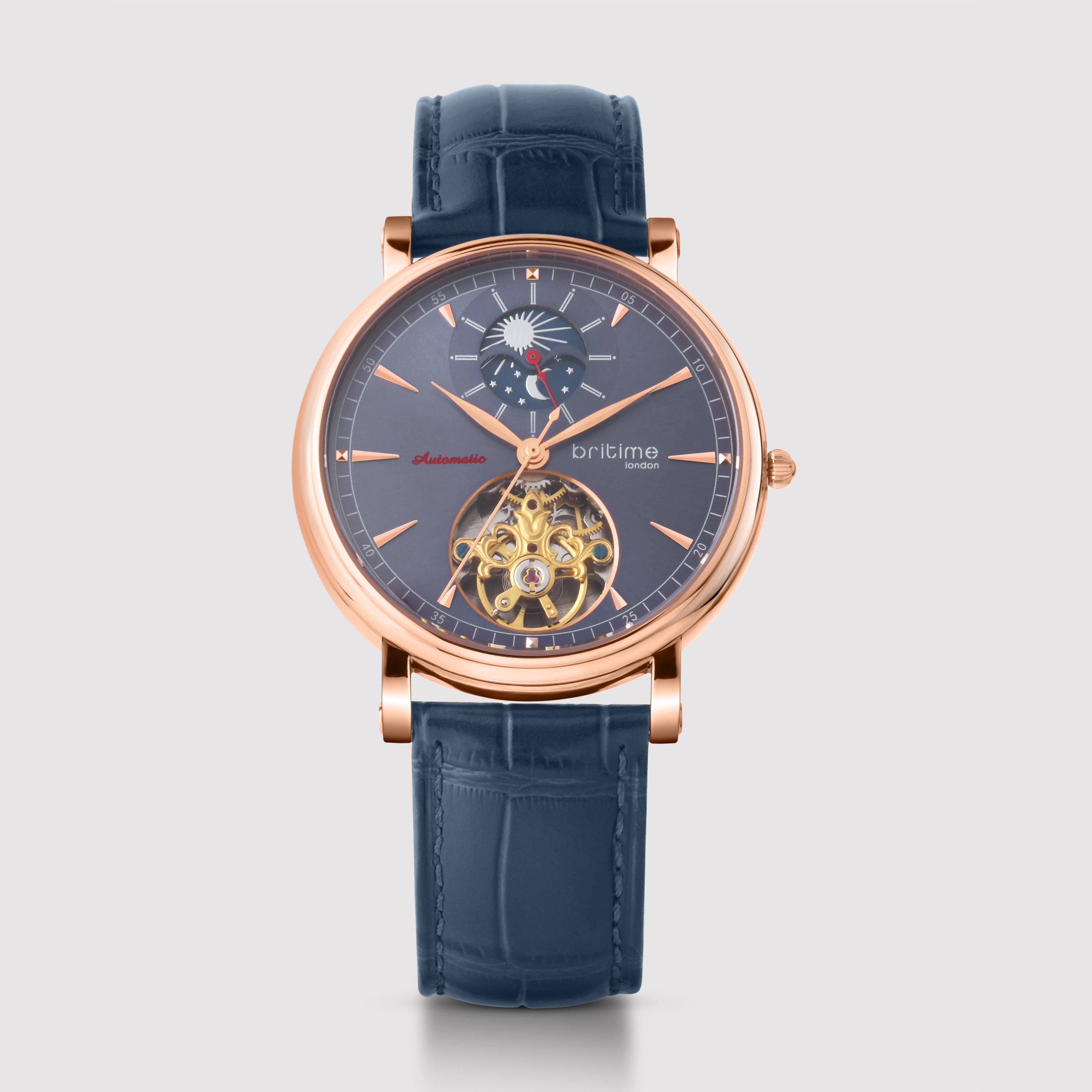 Britime Round Blue Analog watch