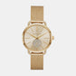 Women's Gold Analog Stainless Steel Watch MK3844