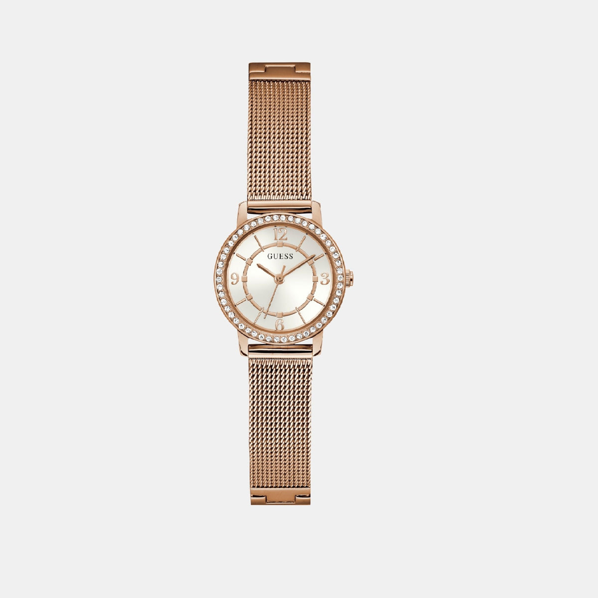 Guess Round White Analog watch