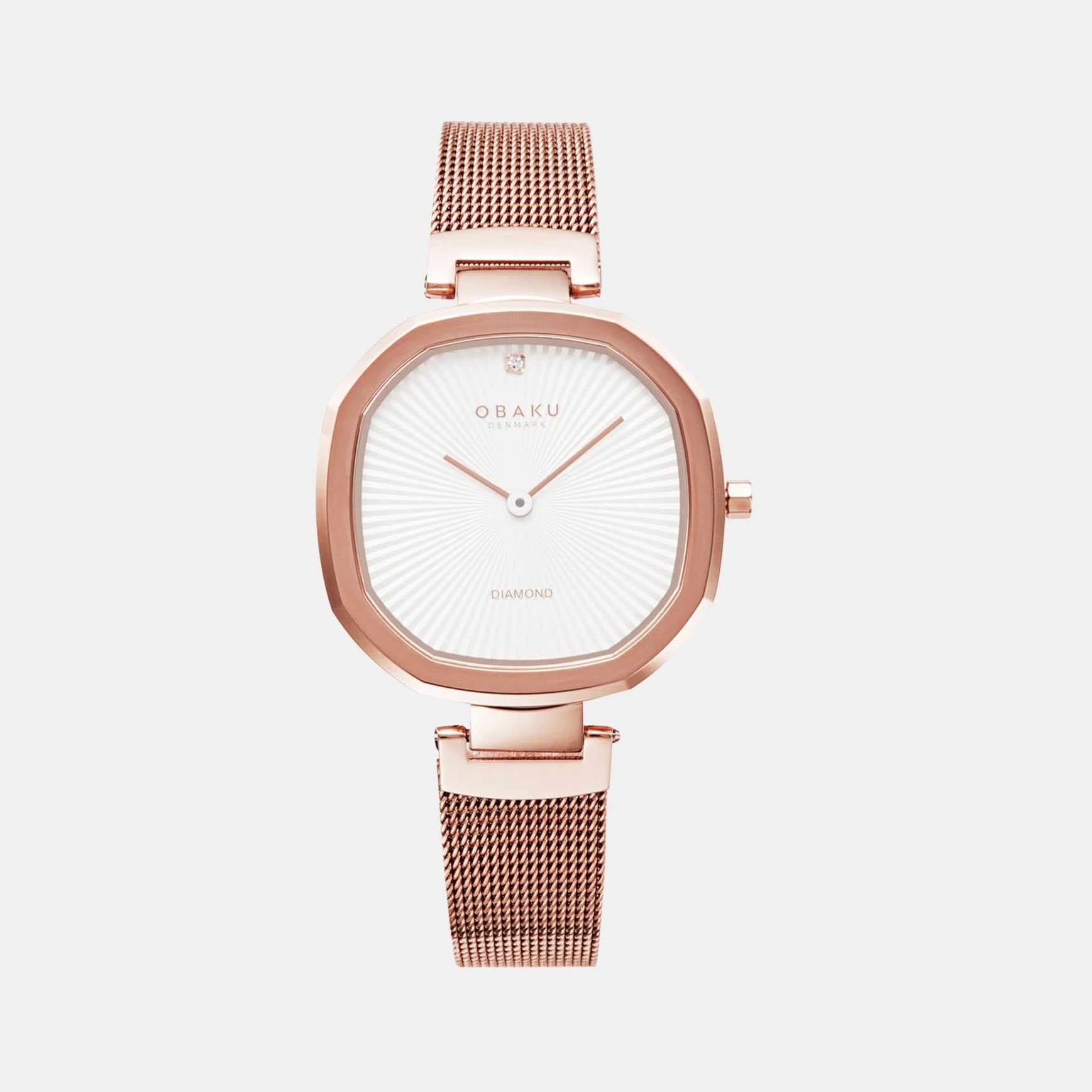 Obaku Octagon Silver Analog watch
