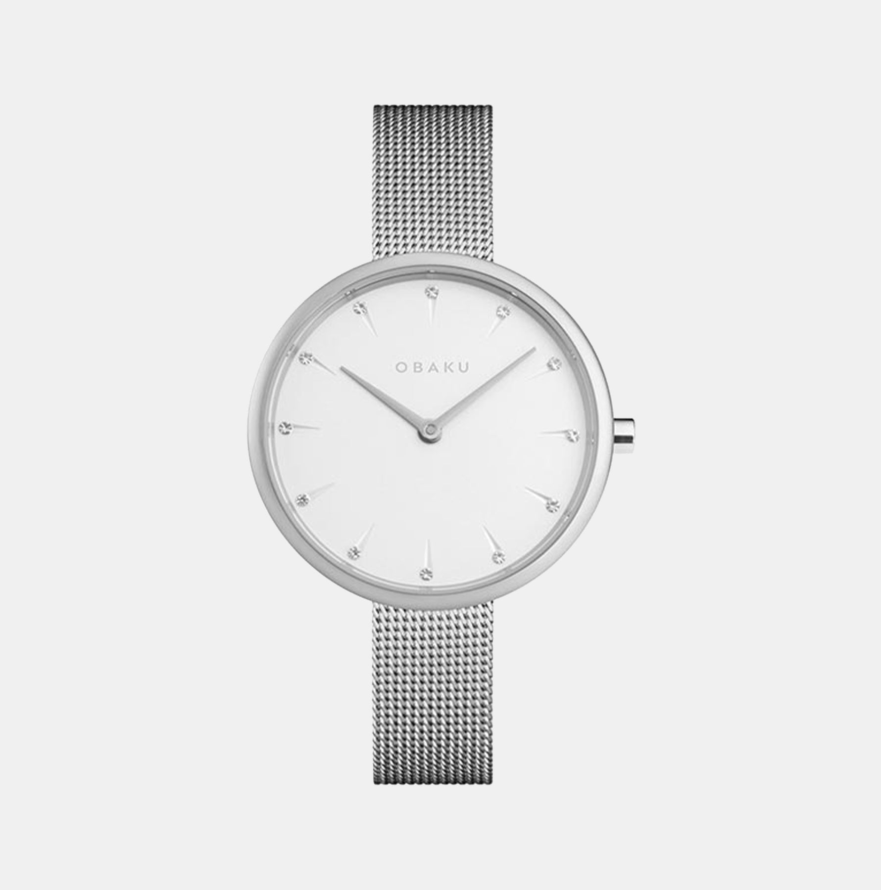 Obaku Round White Analog watch