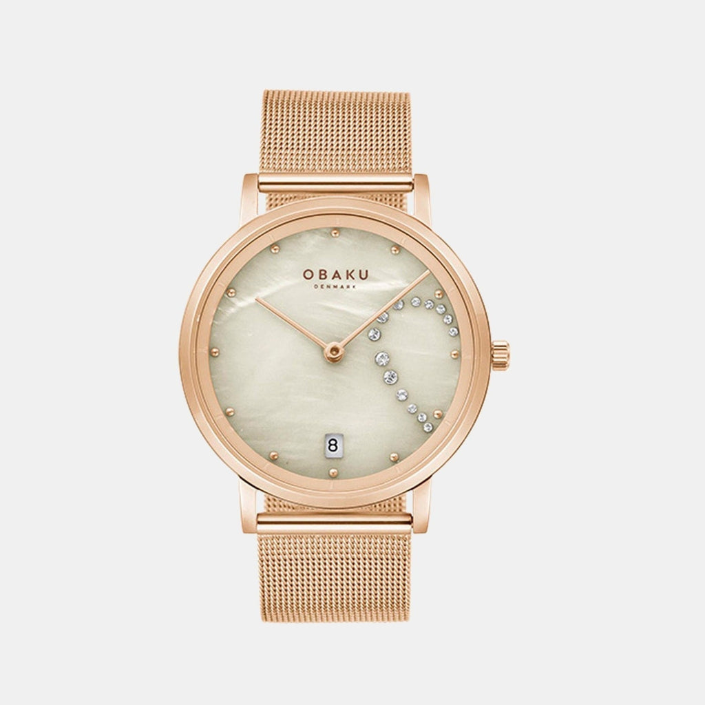 Obaku Round Grey Analog watch