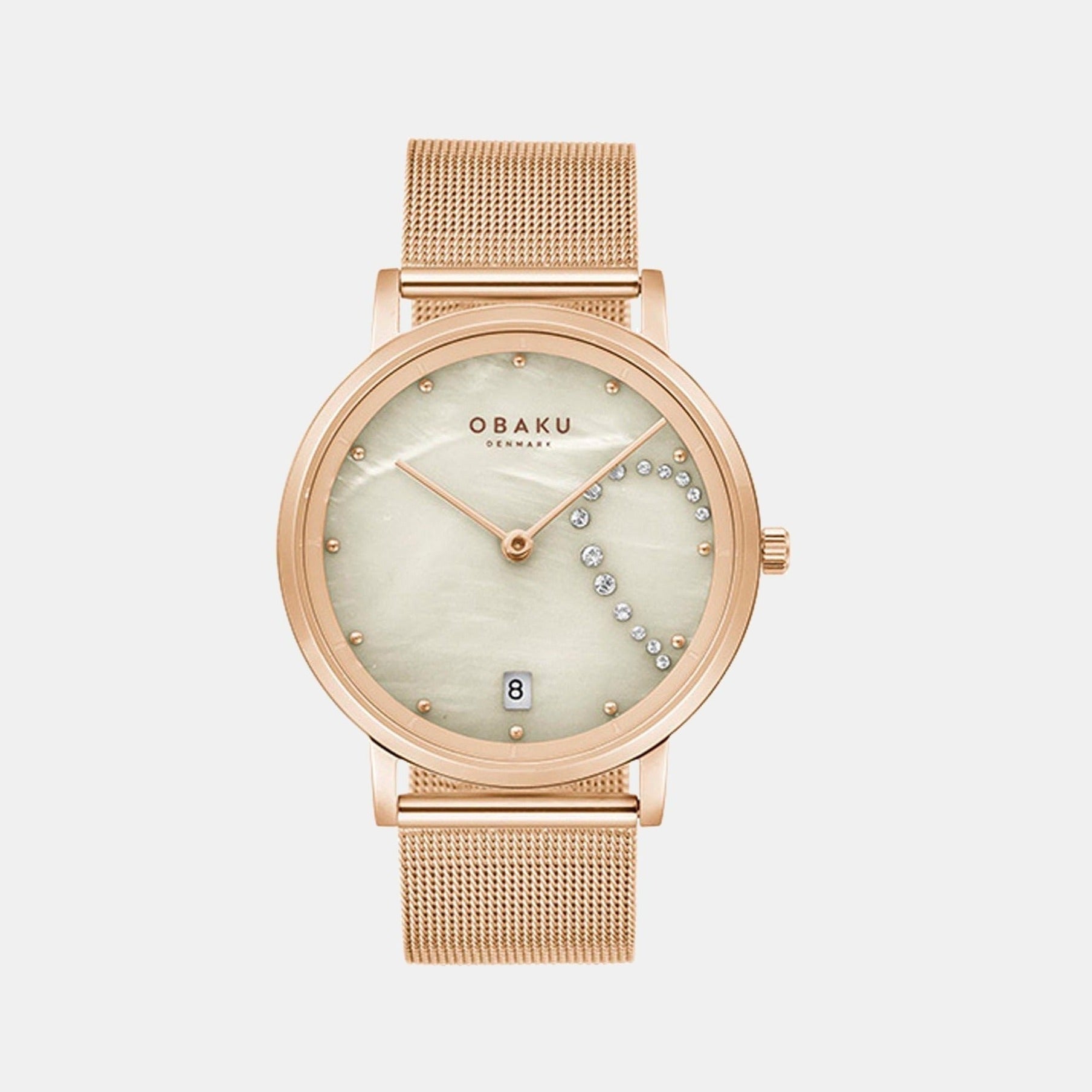 Obaku Round Grey Analog watch