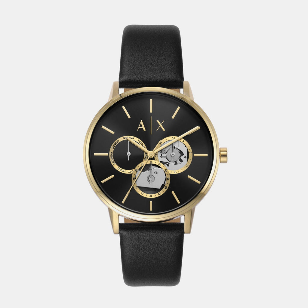 Armani Exchange Round Black Analog watch