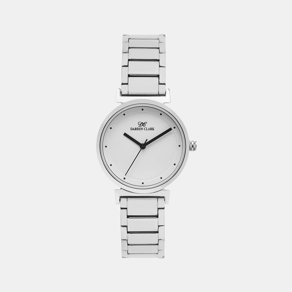 Darren Clark Round White Analog watch