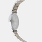 Women Quartz Silver Dial Analog Metal Watch 2001A-40102