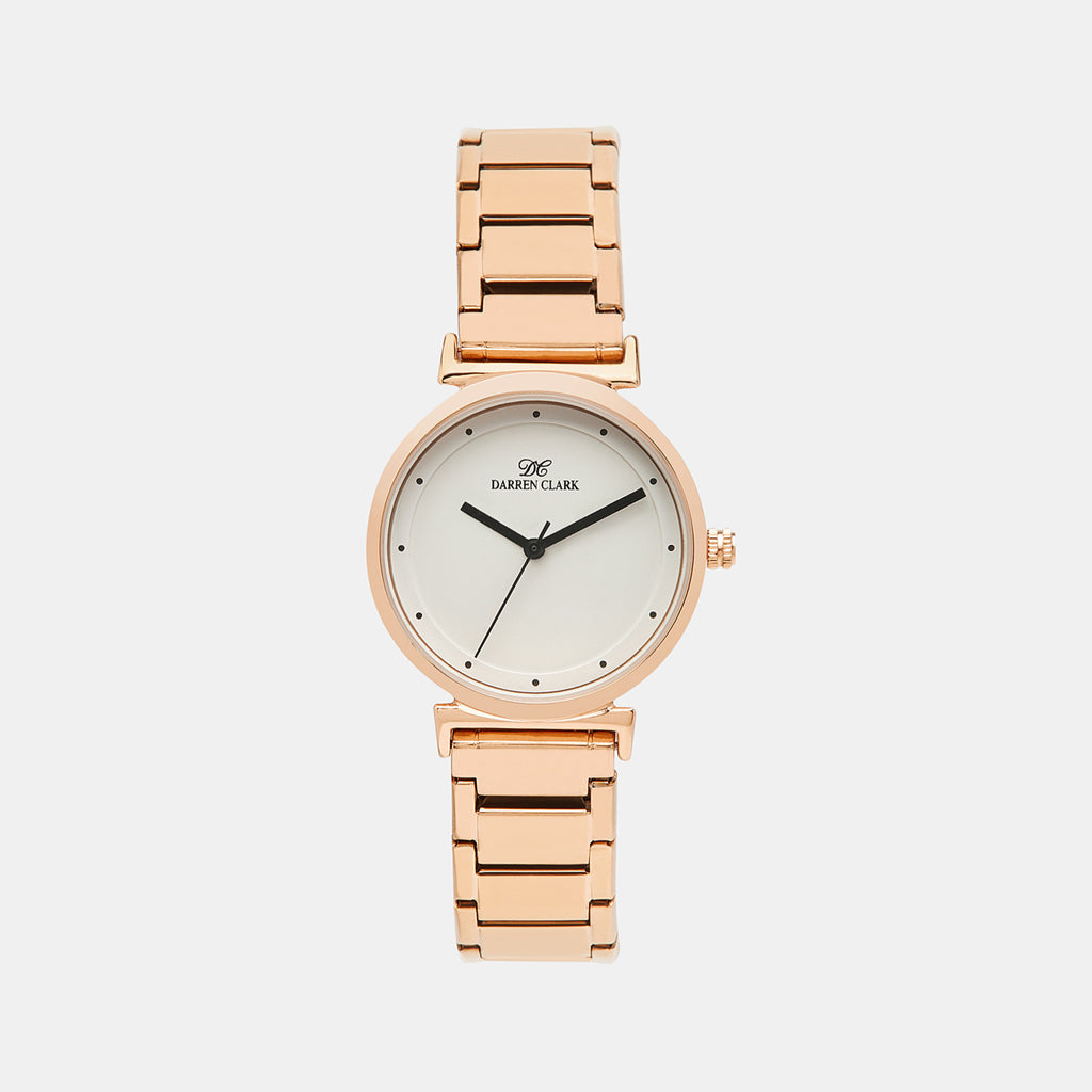 Darren Clark Round White Analog watch