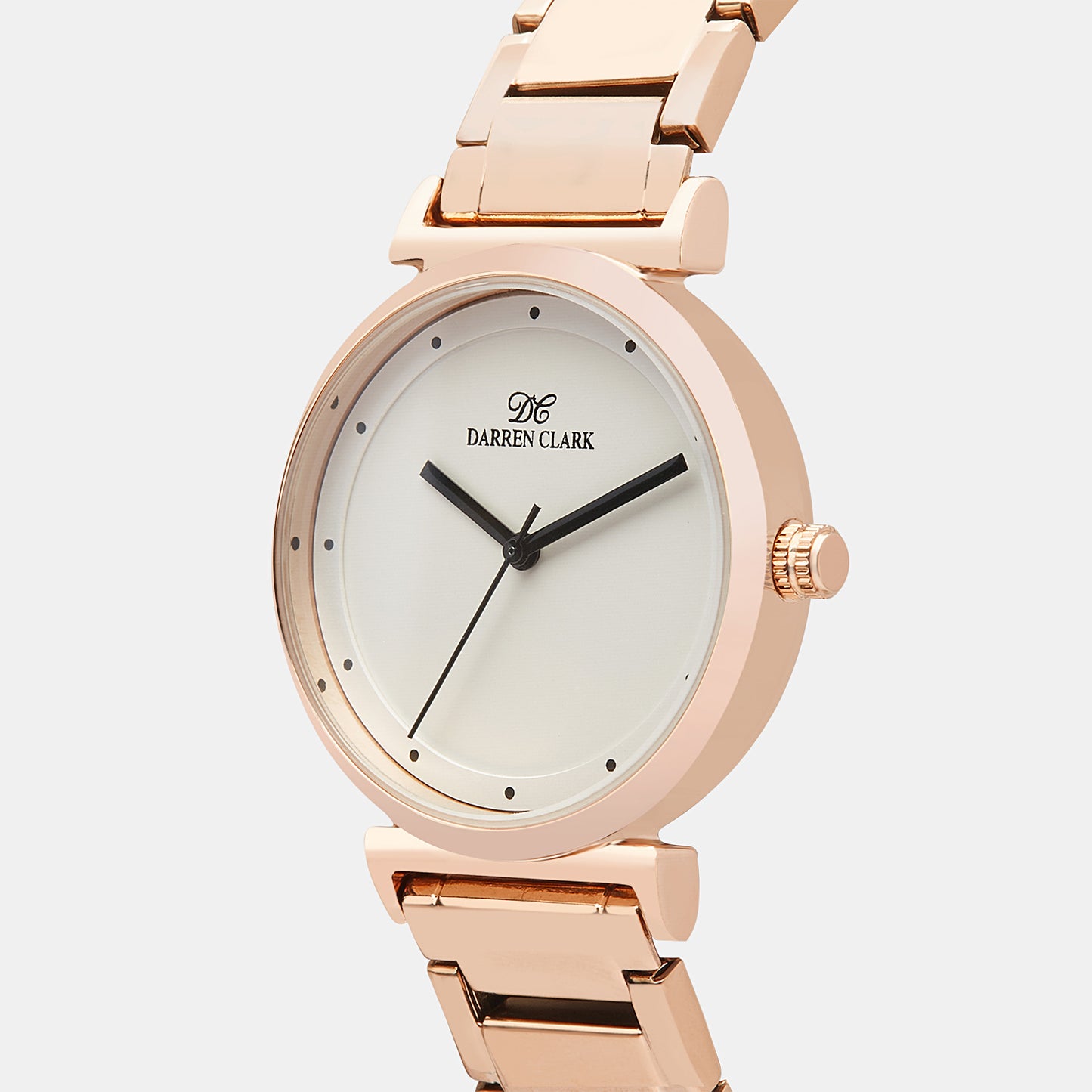 Women's Rose Gold Analog Brass Watch 2001C-M0302