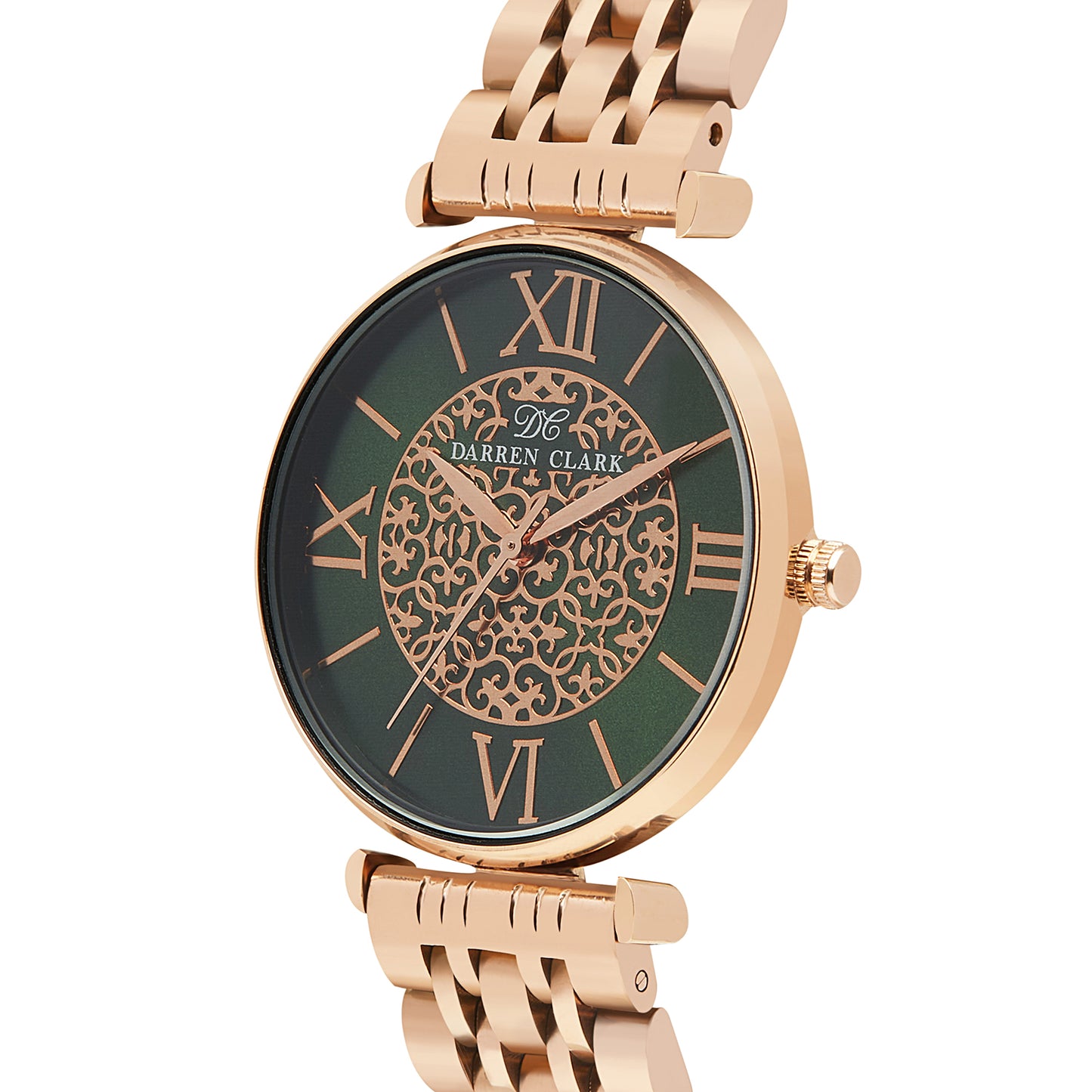 Women's Rose Gold Analog Brass Watch 2002C-M0314