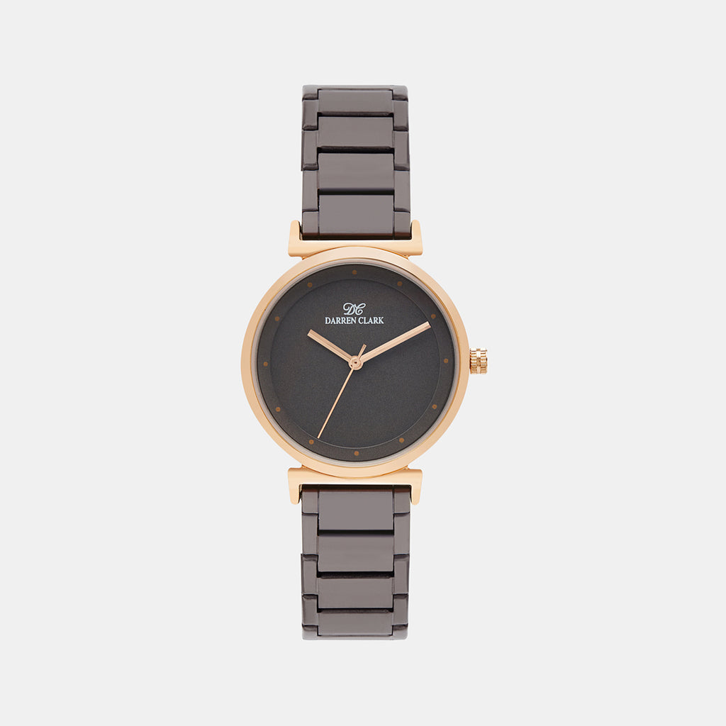 Darren Clark Round Grey Analog watch
