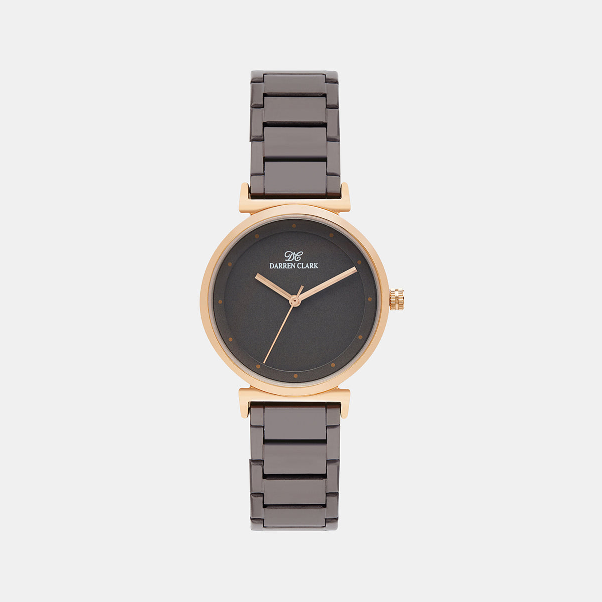 Darren Clark Round Grey Analog watch
