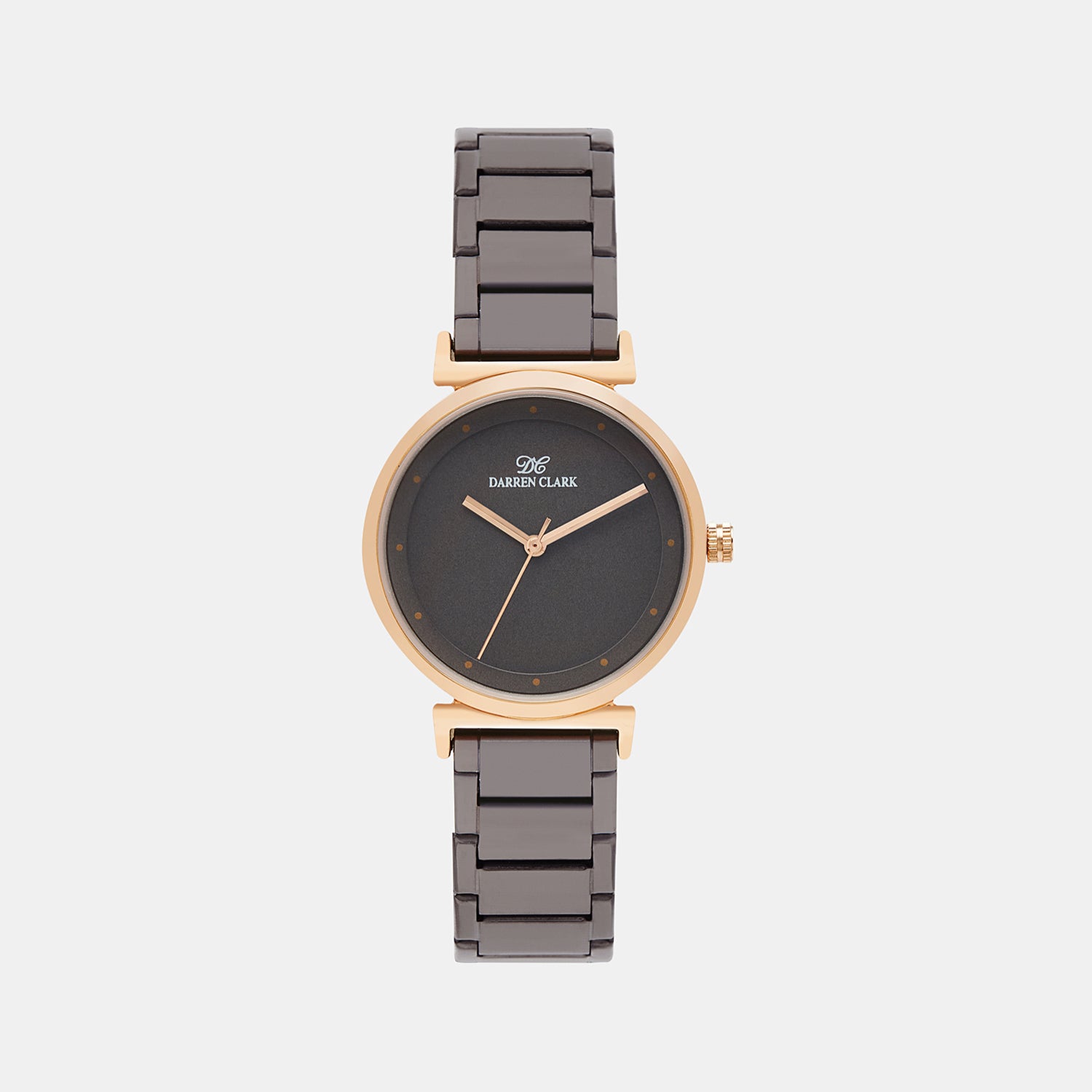 Darren Clark Round Grey Analog watch