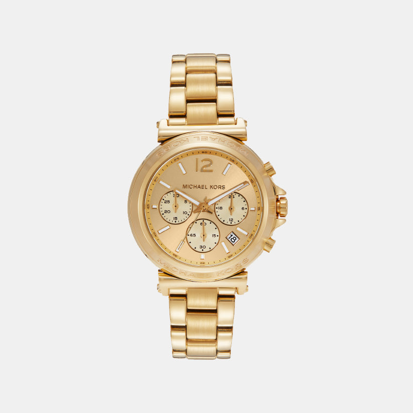 Michael Kors Round Gold Chronograph watch