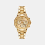Michael Kors Round Gold Chronograph watch