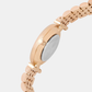 Women's Rose Gold Analog Brass Watch 2002C-M0314