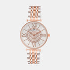 Darren Clark Round Silver Analog watch