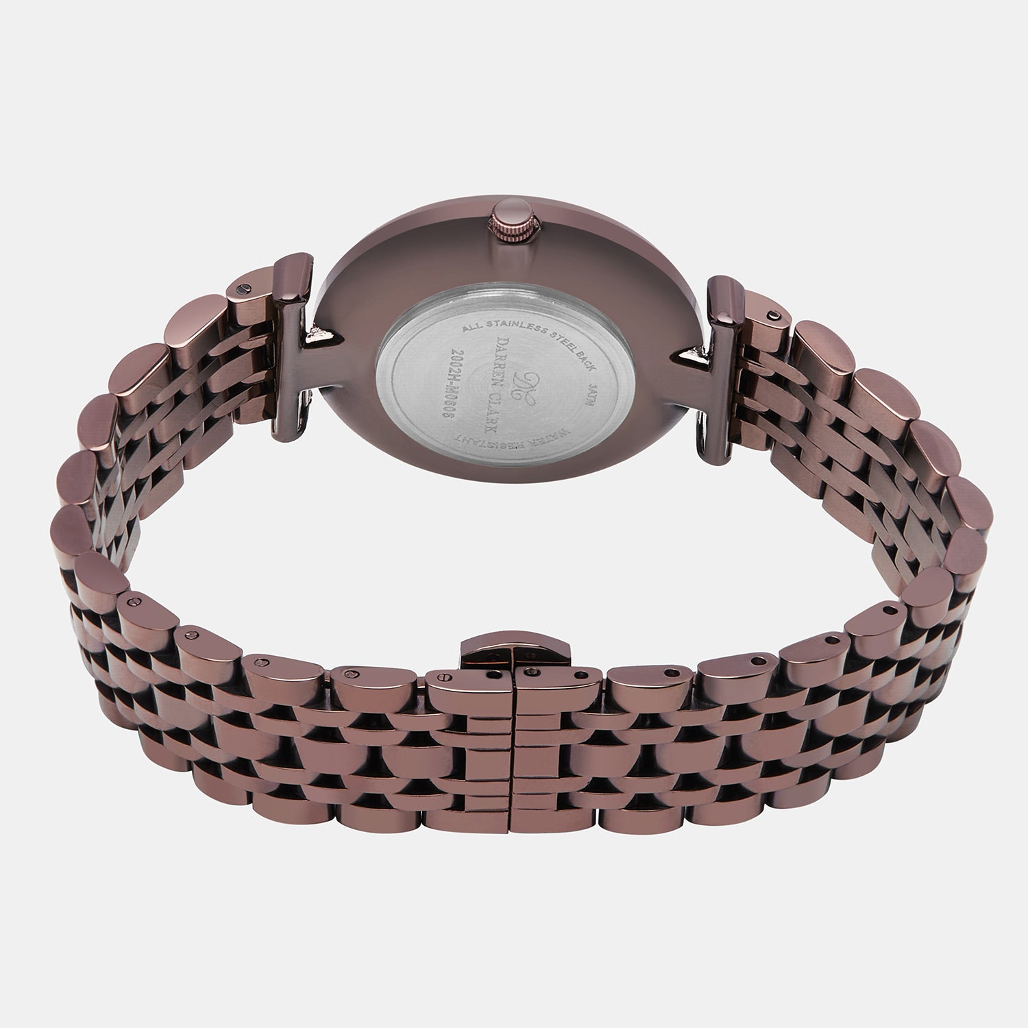 Darren Clark Women Round Brown watch