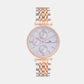 Women Quartz Silver Dial Multi-Function Metal Watch 2003E-M0303