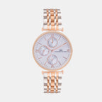 Darren Clark Round Silver Multi-Function watch