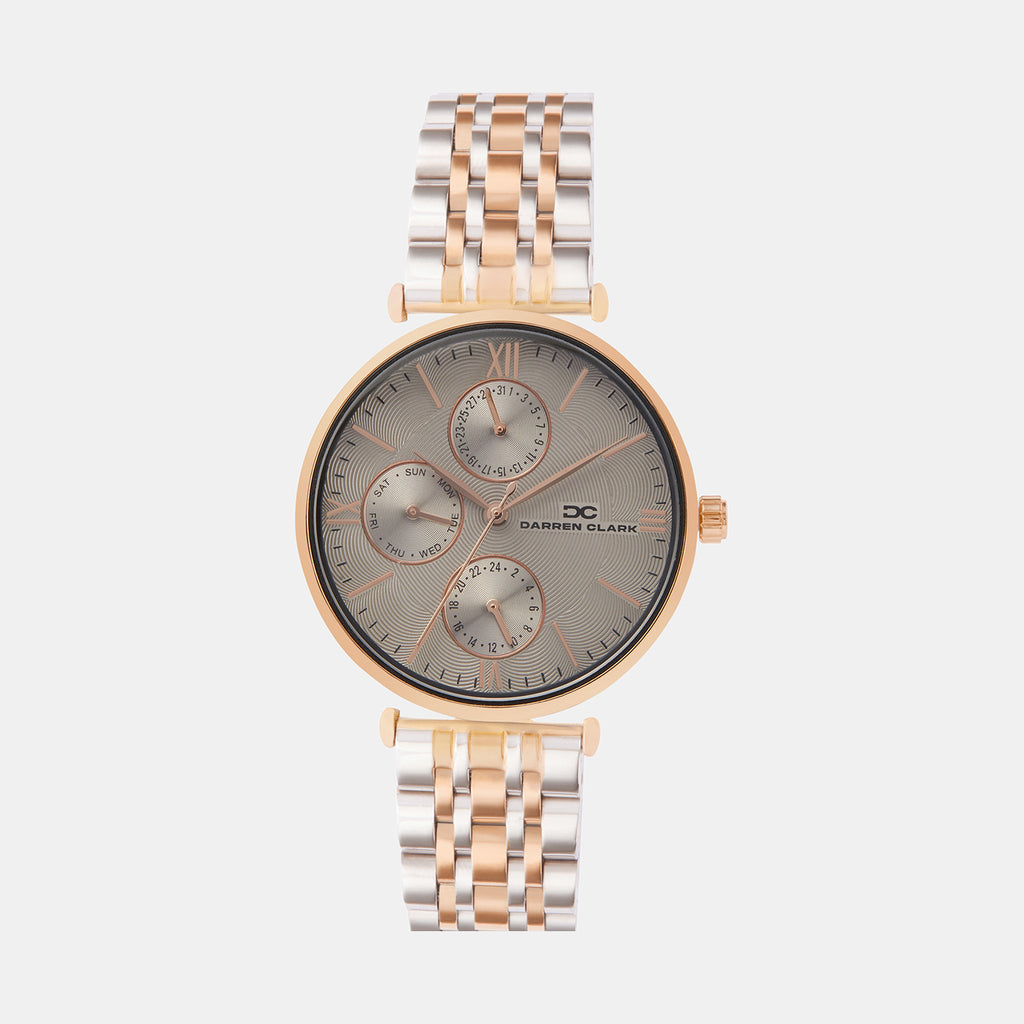 Darren Clark Round Grey Multi-Function watch