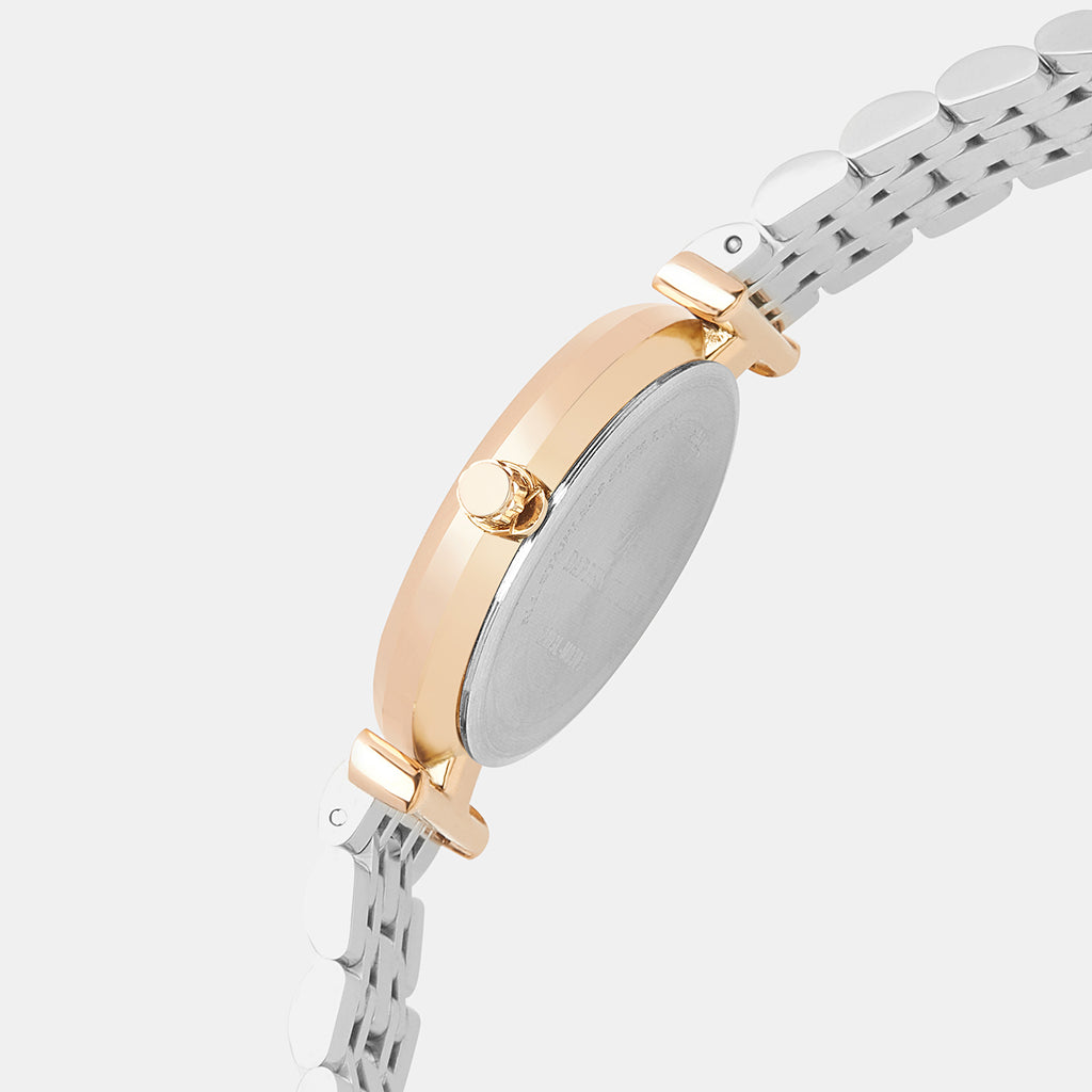 Darren Clark Women Round Silver watch