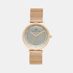 Darren Clark Round Silver Analog watch