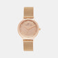 Female Rose Gold Analog Brass Watch 2005C-E0307