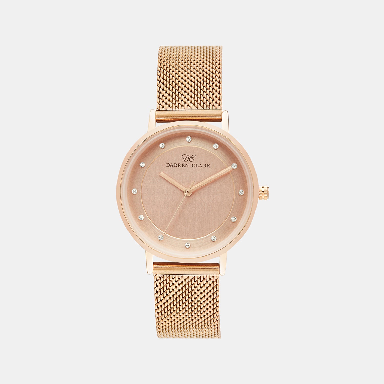 Darren Clark Round Rose Gold Analog watch