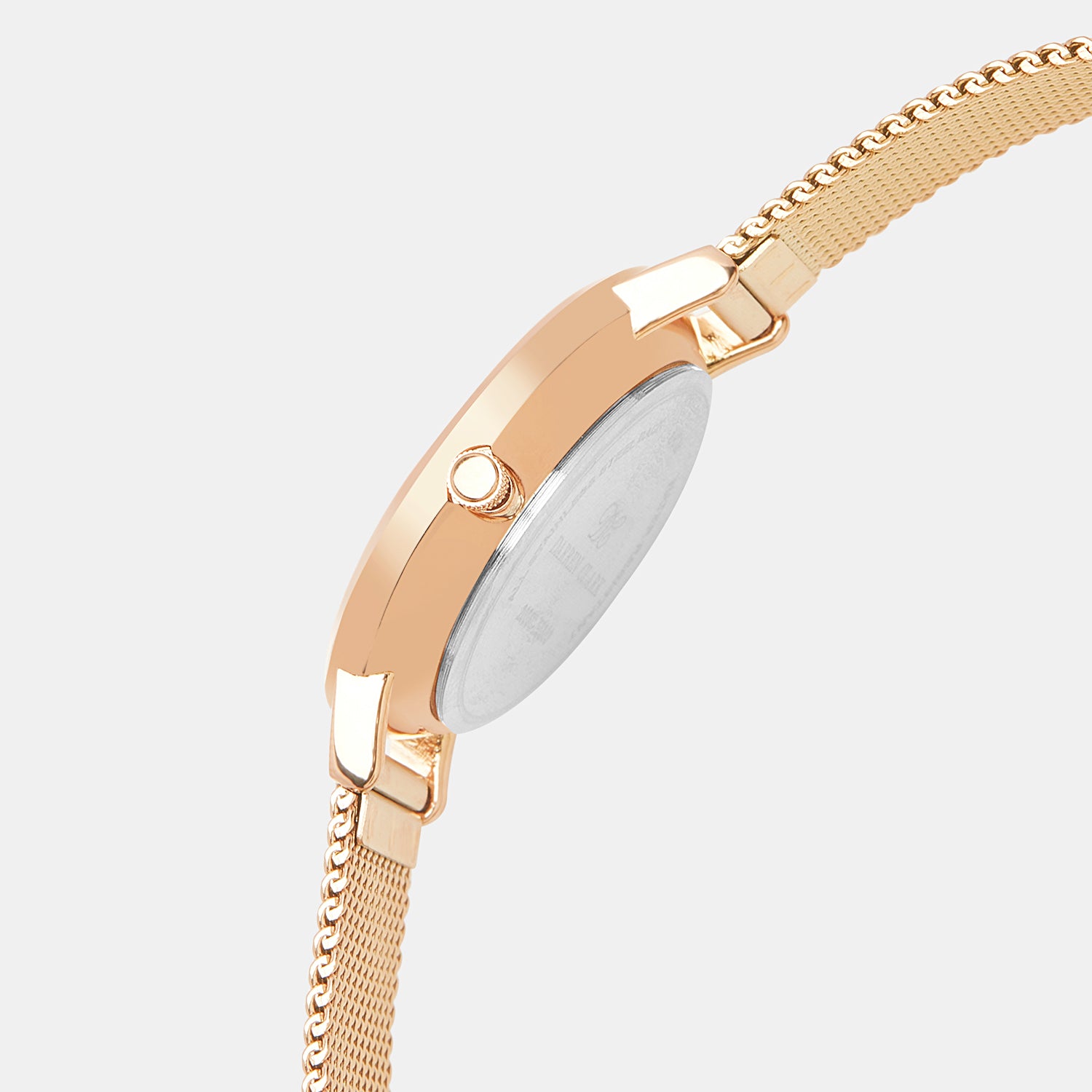 Darren Clark Women Round Rose Gold watch