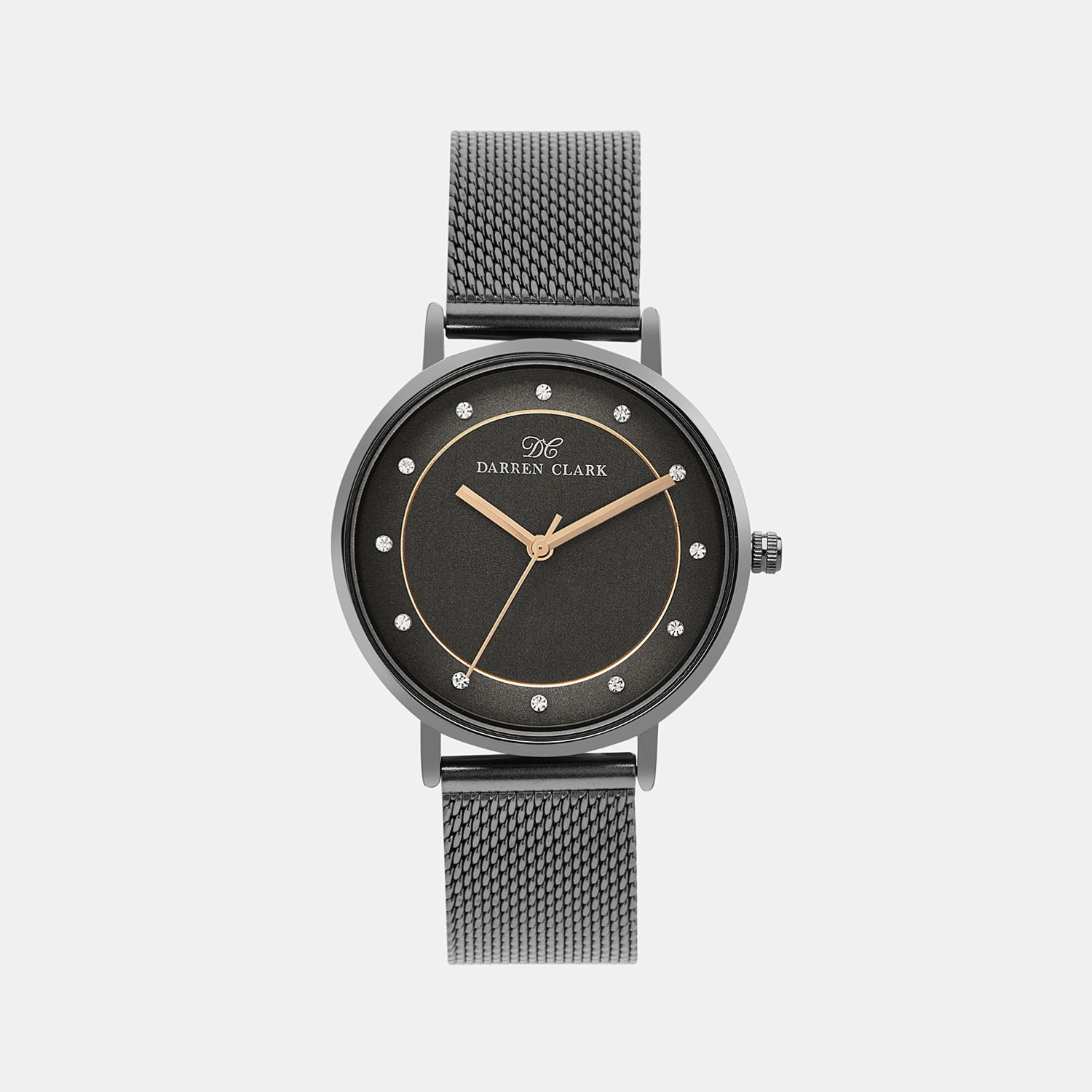 Darren Clark Round Black Analog watch