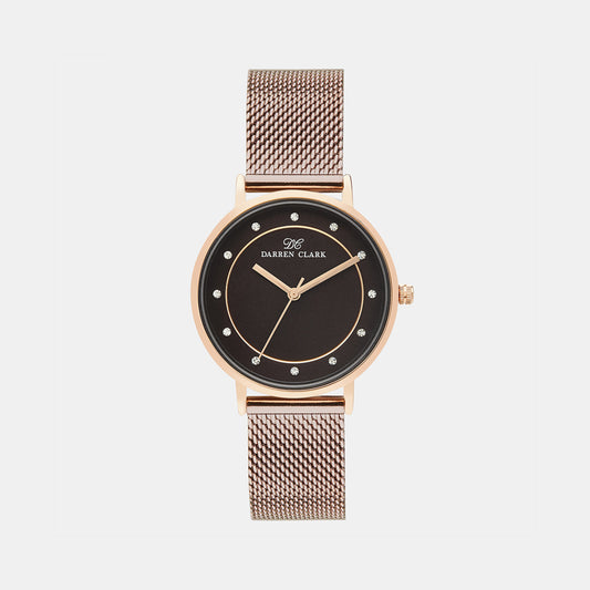 Female Rose Gold Analog Brass Watch 2005H-E0306