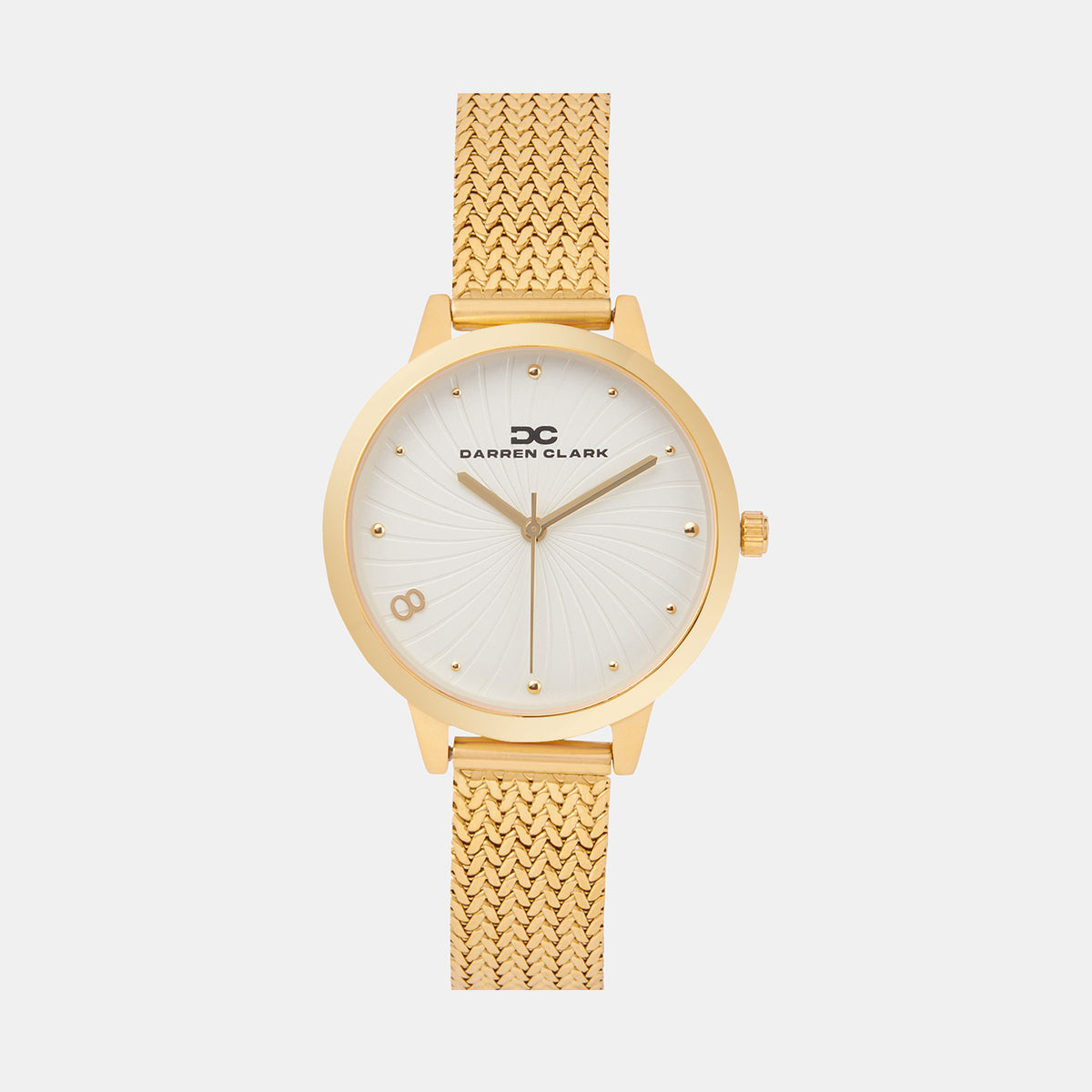 Darren Clark Round White Analog watch