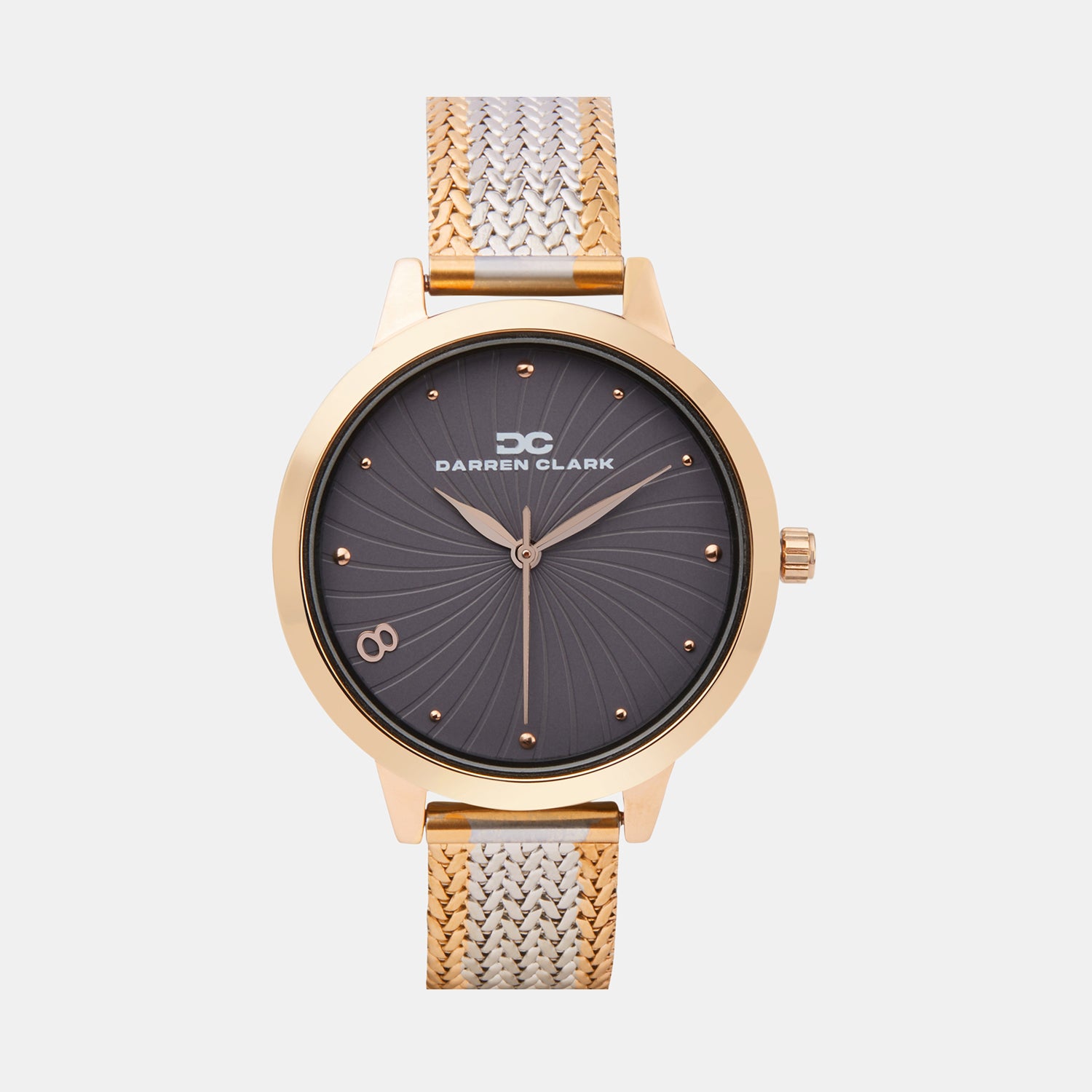 Darren Clark Round Grey Analog watch