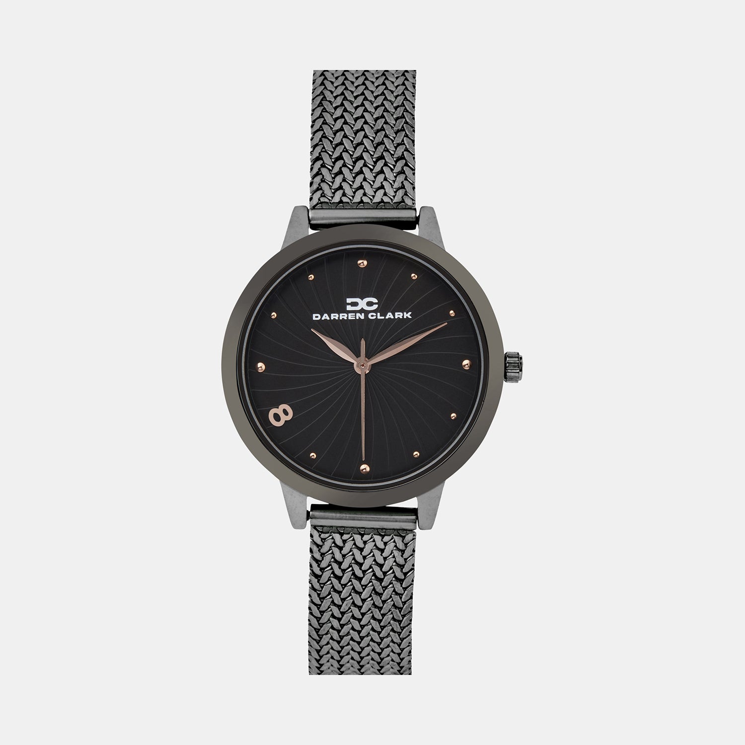 Darren Clark Round Black Analog watch