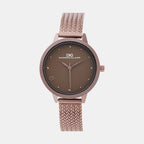 Darren Clark Round Brown Analog watch