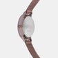 Women Quartz Brown Dial Analog Mesh Watch 2006H-E0606