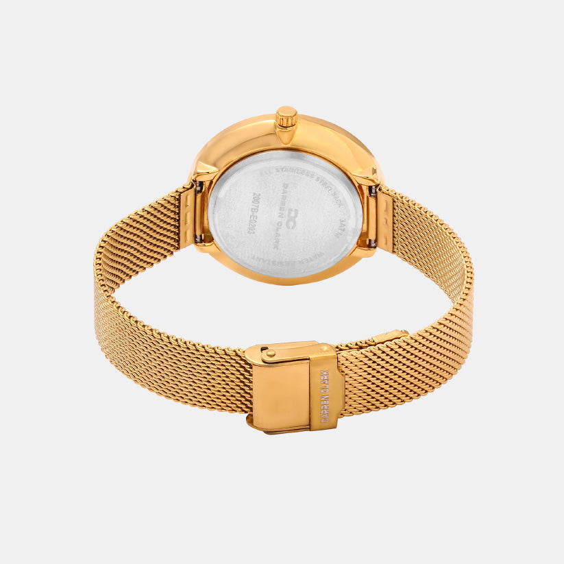 Darren Clark Women Round Silver watch