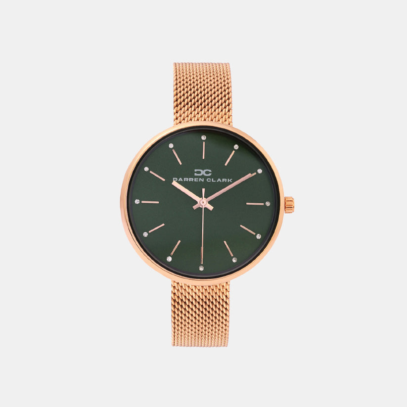 Darren Clark Round Green Analog watch