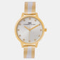 Women Quartz Silver Dial Analog Mesh Watch 2008D-E0203