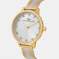 Women Quartz Silver Dial Analog Mesh Watch 2008D-E0203