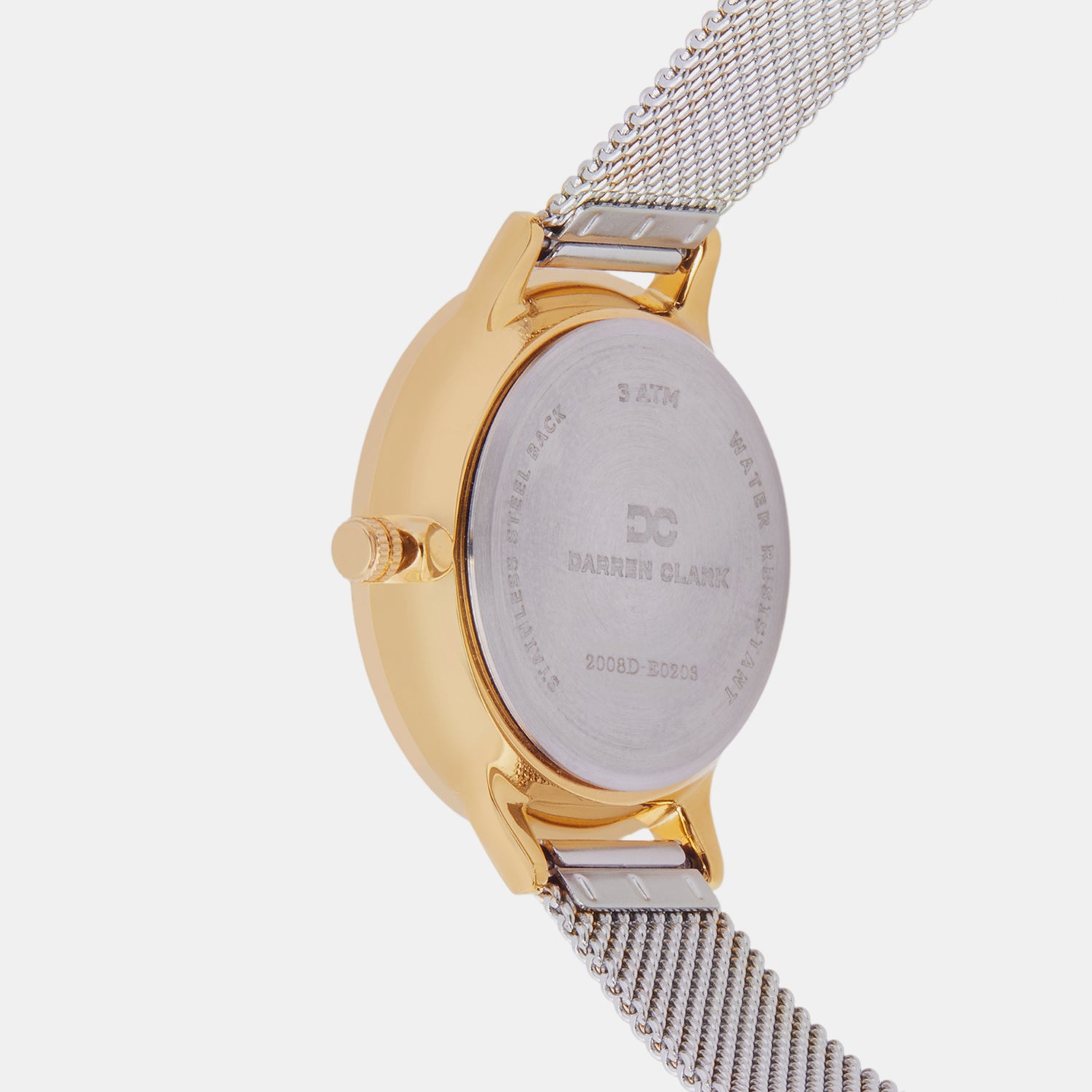 Darren Clark Women Round Silver watch