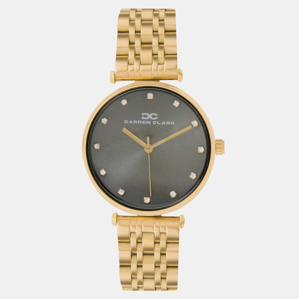 Darren Clark Round Grey Analog watch