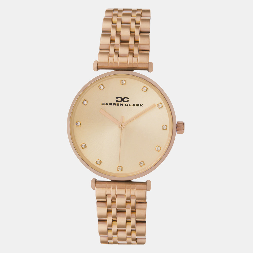 Darren Clark Round Rose Analog watch