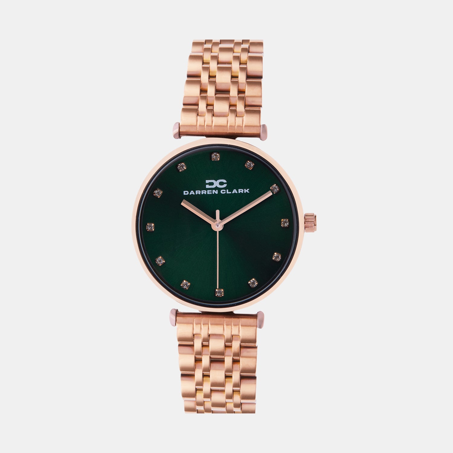 Darren Clark Round Green Analog watch