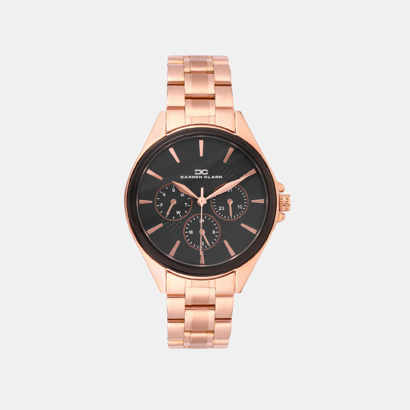 Darren Clark Round Black Multi-Function watch