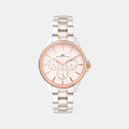 Women Quartz Silver Dial Multi-Function Metal Watch 2010E-M0102