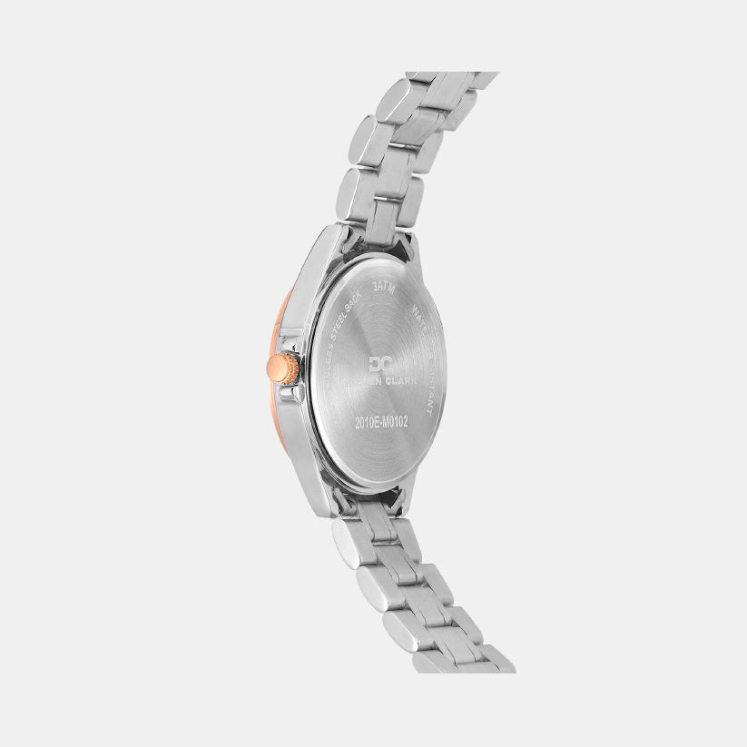 Darren Clark Women Round Silver watch