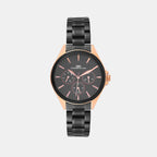 Darren Clark Round Black Multi-Function watch